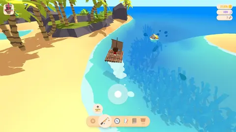 Tides: A Fishing Game — Spielszene